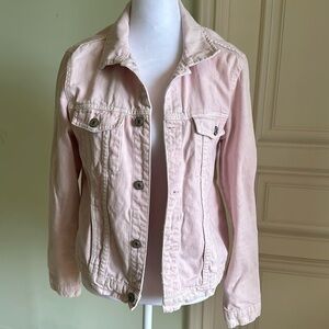 Zara Kids Pink Denim Jacket Size 13-14